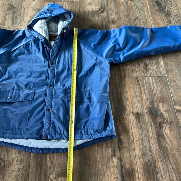 Vintage Stearns Dry Wear Mens Wateeprrof Rain Coat Jacket Blue Size Medium - Picture 14 of 15